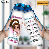 Personalized Gift For Daughter Career She Believed She Could So She Did Tracker Bottle 26953 thumb 1
