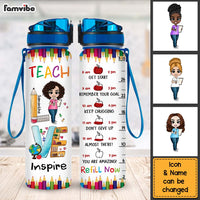 Personalized Back To School Gift For Teacher Teach Love Inspire Tracker Bottle 26954 thumb 1