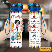 Personalized Back To School Gift For Teacher Teach Love Inspire Tracker Bottle 26954 thumb 1