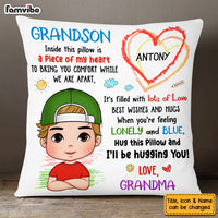 Personalized Gift For Grandkid Hug This Pillow 26956 thumb 1