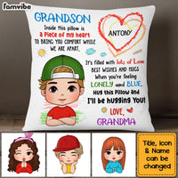 Personalized Gift For Grandkid Hug This Pillow 26956 thumb 1