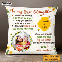Personalized Gift For Granddaughter Honey Bee Hug This Pillow 26958 thumb 1