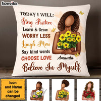 Personalized Gift For Daughter Today I Will Pillow 26962 thumb 1