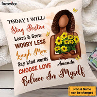 Personalized Gift For Daughter Today I Will Pillow 26962 thumb 1