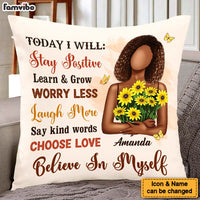 Personalized Gift For Daughter Today I Will Pillow 26962 thumb 1