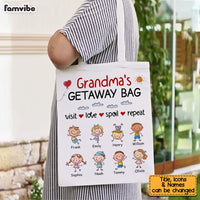Personalized Gift For Grandma Grandma's Visit Love Spoil Repeat Tote Bag 26971 thumb 1