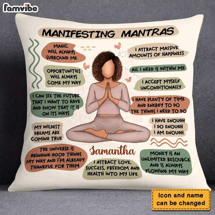 Personalized Gift For Daughter Manifesting Mantras Pillow 26991 1