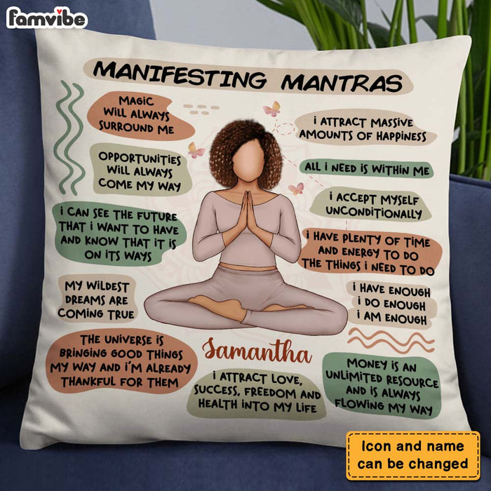 Personalized Gift For Daughter Manifesting Mantras Pillow 26991 1