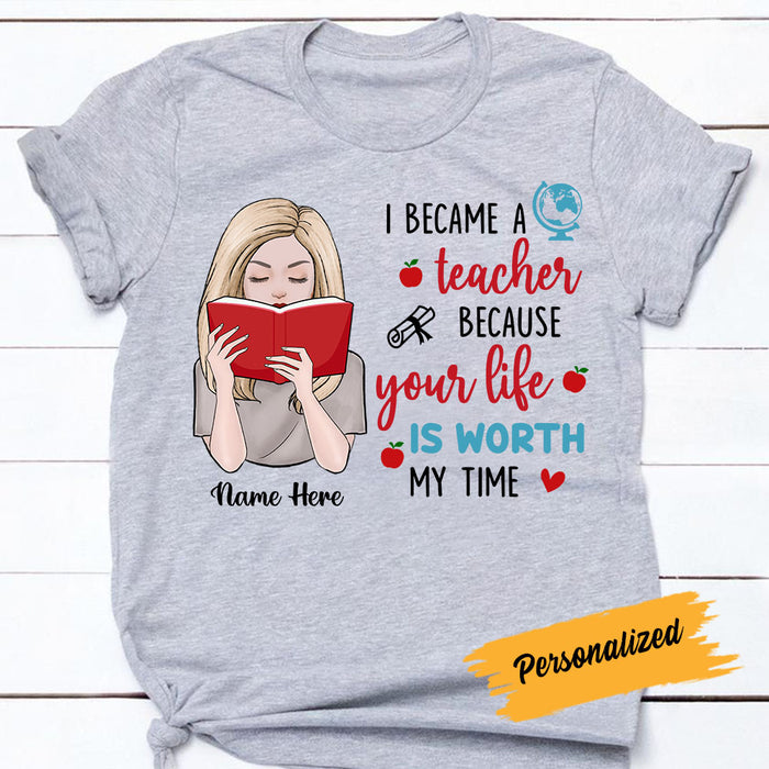 Personalized Teacher T Shirt JN81 26O58 1