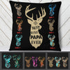 Personalized Deer Hunting Buckin Dad Grandpa Pillow MR201 81O60 (Insert Included) 1