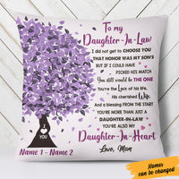 Personalized Daughter In Law Tree Pillow MR42 67O36 thumb 1