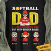 Personalized Dad Softball T Shirt JN171 95O34 1