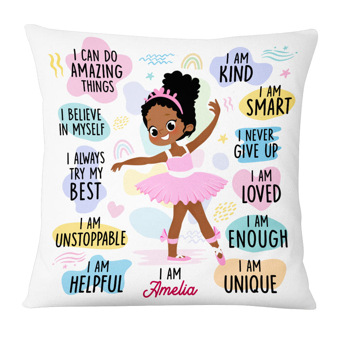 Personalized Gift For Granddaughter Affirmations For Kids Pillow 27005 1