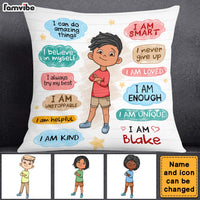 Personalized Gift For Grandson Affirmation For Kids Pillow 27007 thumb 1