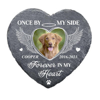 Personalized Photo Memorial Gift For Loss Of Dog Loss Of Cat Loss Of Pet Heart Memorial Stone 27008 thumb 1