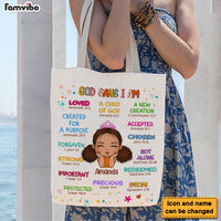 Personalized Gift For Granddaughter Christian Kids Affirmations Tote Bag 27009 thumb 1