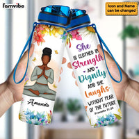 Personalized Gift For Daughter She Is Clothed In Strength Tracker Bottle 27013 thumb 1