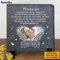 Personalized Memorial Tribute Gift Missing You Dandelion Memorial Stone (Square) 27014 thumb 1