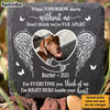 Personalized Pet Memorial When Tomorrow Starts Without Me Upload Photo Square Memorial Stone 27015 1