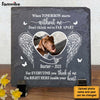 Personalized Pet Memorial When Tomorrow Starts Without Me Upload Photo Square Memorial Stone 27015 1