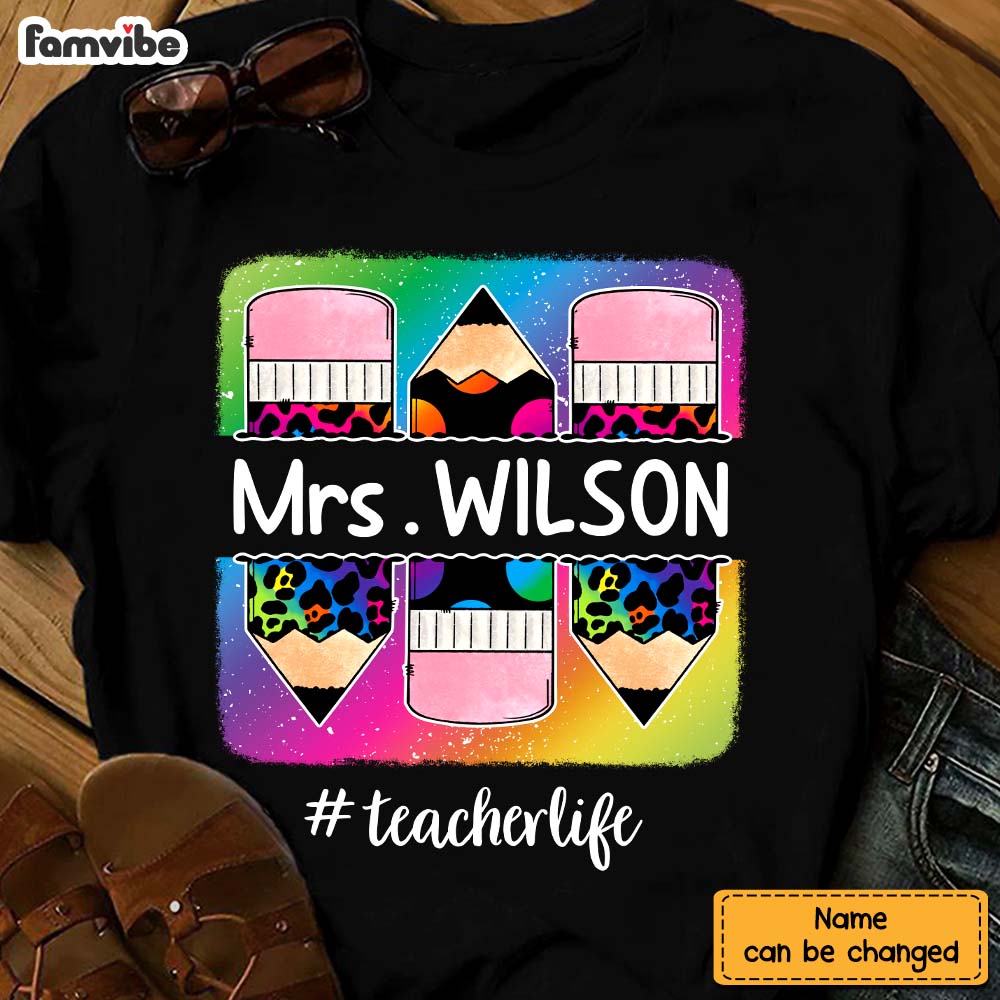 Personalized Gift For Teacher Life Shirt Hoodie Sweatshirt 27020 Primary Mockup