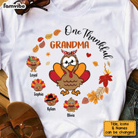 Personalized Gift For Grandma Thankful Turkey Shirt - Hoodie - Sweatshirt 27026 thumb 1