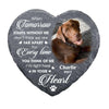 Personalized Pet Passed Away Gift Pet Photo Heart Lithograph Memorial Stone (Heart) 27028 1