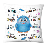 Personalized Gift For Grandson Monster I Am Kind Pillow 27030 thumb 1