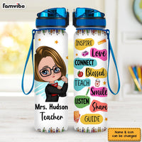 Personalized Gift For Teacher Blessed Inspire Love Tracker Bottle 27034 thumb 1