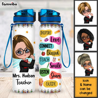 Personalized Gift For Teacher Blessed Inspire Love Tracker Bottle 27034 thumb 1