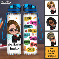 Personalized Gift For Teacher Blessed Inspire Love Tracker Bottle 27034 thumb 1
