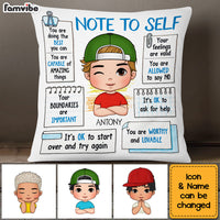 Personalized Gift For Grandson Note To Self Pillow 27051 thumb 1