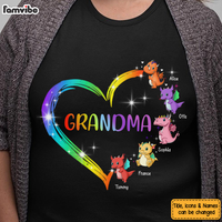 Personalized Gift For Grandma Dragon Colorful Shirt - Hoodie - Sweatshirt 27058 thumb 1