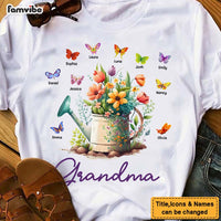 Personalized Gift For Grandma Floral Watering Can Shirt - Hoodie - Sweatshirt 27062 thumb 1