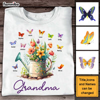 Personalized Gift For Grandma Floral Watering Can Shirt - Hoodie - Sweatshirt 27062 thumb 1
