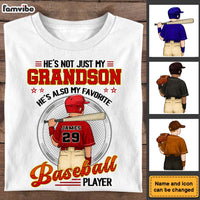 Personalized Gift For Grandma Grandson Baseball Player Shirt - Hoodie - Sweatshirt 27065 thumb 1