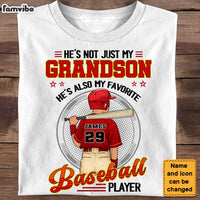 Personalized Gift For Grandma Grandson Baseball Player Shirt - Hoodie - Sweatshirt 27065 thumb 1