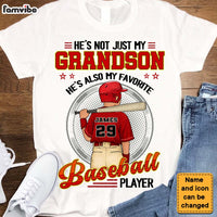 Personalized Gift For Grandma Grandson Baseball Player Shirt - Hoodie - Sweatshirt 27065 thumb 1