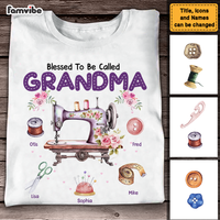 Personalized Gift for Grandma Sewing Set Shirt - Hoodie - Sweatshirt 27066 thumb 1