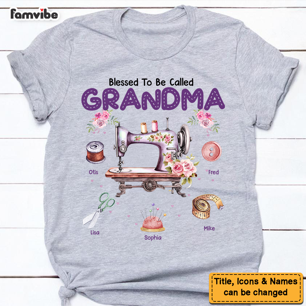 Personalized Gift for Grandm Sewing Set Shirt Hoodie Sweatshirt 27066 Primary Mockup
