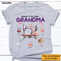Personalized Gift for Grandma Sewing Set Shirt - Hoodie - Sweatshirt 27066 thumb 1