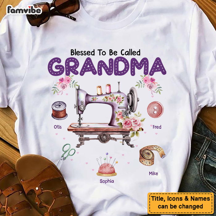 Personalized Gift for Grandma Sewing Set Shirt - Hoodie - Sweatshirt 27066 1
