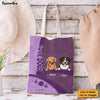 Personalized Gift For Dog Mom Love Line Tote Bag 27072 1
