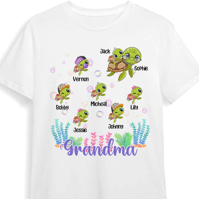 Personalized Gift For Grandma Turtle Shirt - Hoodie - Sweatshirt 27076 1
