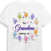Personalized Gift For Grandma Cute Bird This Grandma Belong To Shirt - Hoodie - Sweatshirt 27077 thumb 1