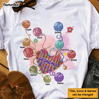 Personalized Gift For Grandma Crocheting Knitting Shirt - Hoodie - Sweatshirt 27078 thumb 1