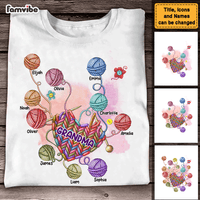 Personalized Gift For Grandma Crocheting Knitting Shirt - Hoodie - Sweatshirt 27078 thumb 1