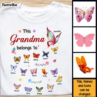 Personalized Gift For Grandma Belongs To Butterfly Shirt - Hoodie - Sweatshirt 27082 thumb 1
