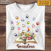 Personalized Gift For Grandma Butterflies Shirt - Hoodie - Sweatshirt 27083 thumb 1