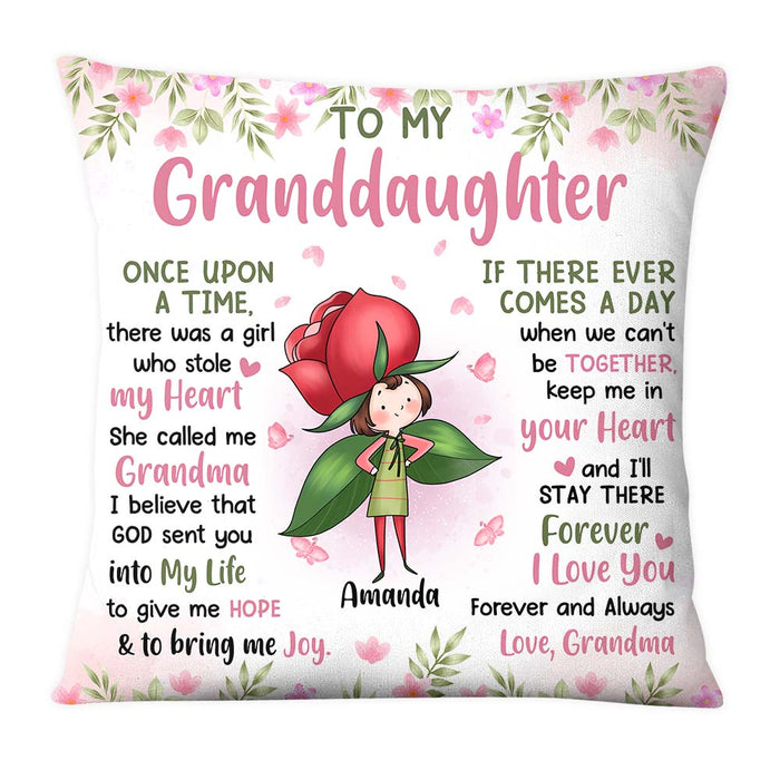 Personalized Gift For Daughter Granddaughter Flower Fairy To My Granddaughter Pillow 27084 1